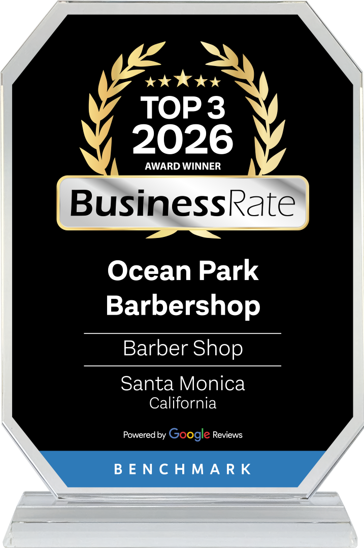 2026 Top 3 Barbershop Santa Monica Crystal Award